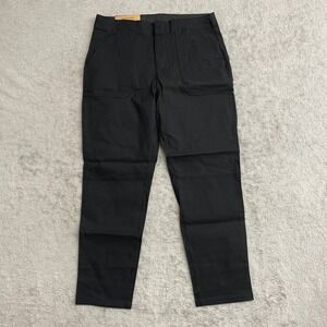 Eddie Bauer Horizon Straight Ankle Pants Women's Black Size 10 NWT